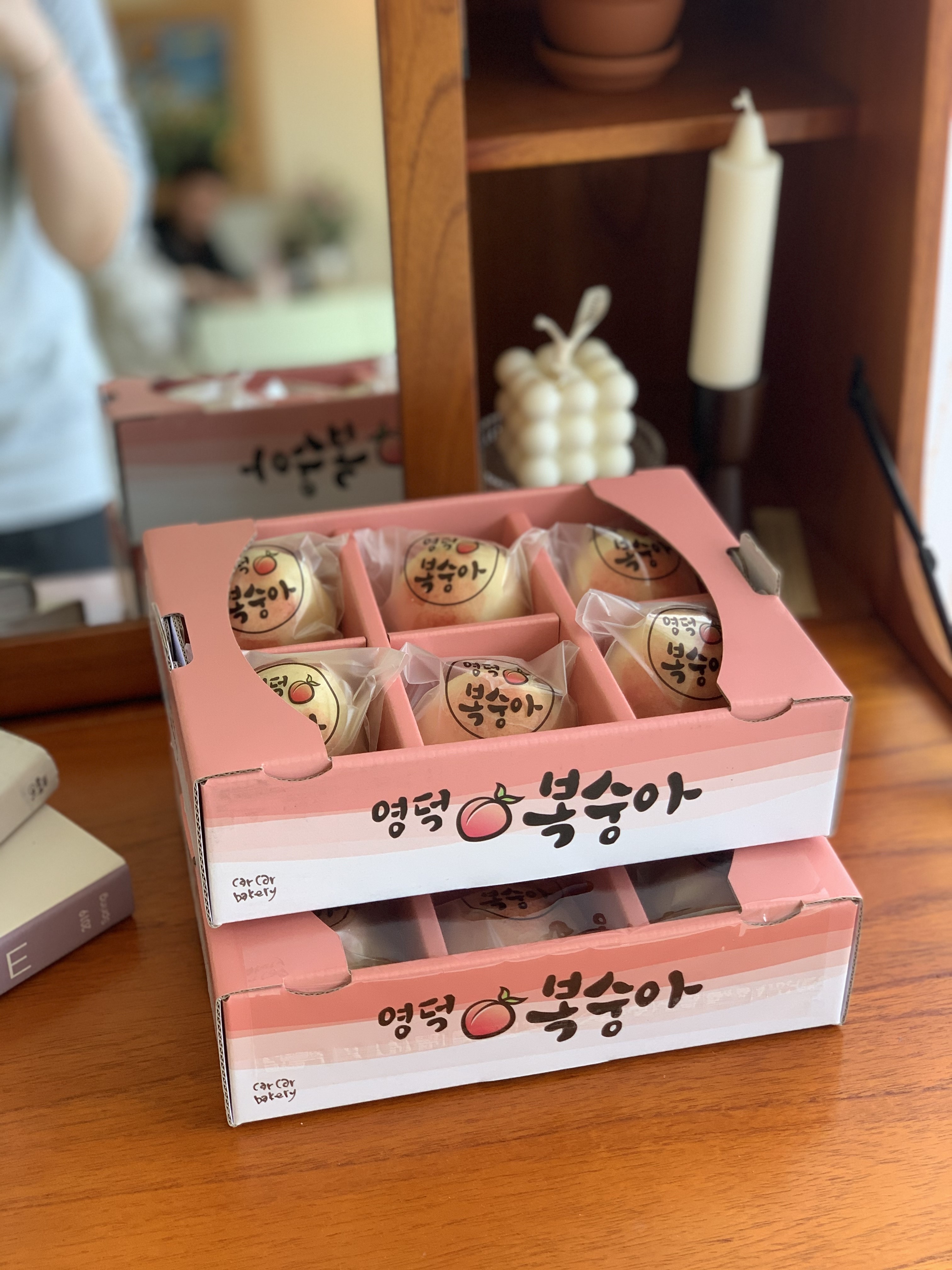 복숭아빵